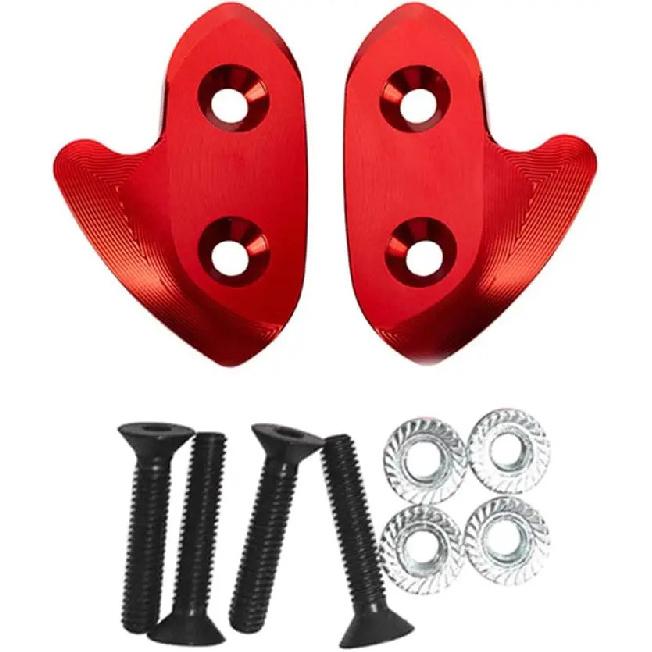 Mirror Block Off Base Plates Fit for Yamaha R1 2015- Mirror Hole Cover Plug Decorative Cap Mirror Driven Eliminators Black