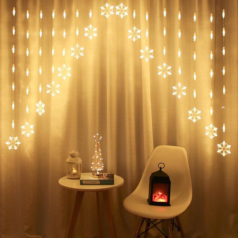 Samsung LED Curtain String Lights - Stars & Moon Decoration for Festivals