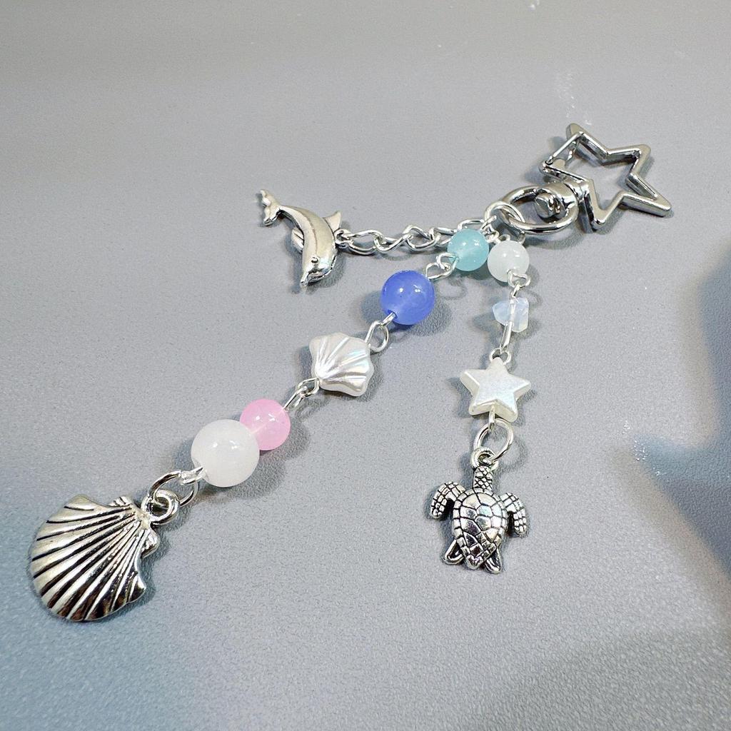 Starfish Keychain Ocean Series: Bag & Car Pendant