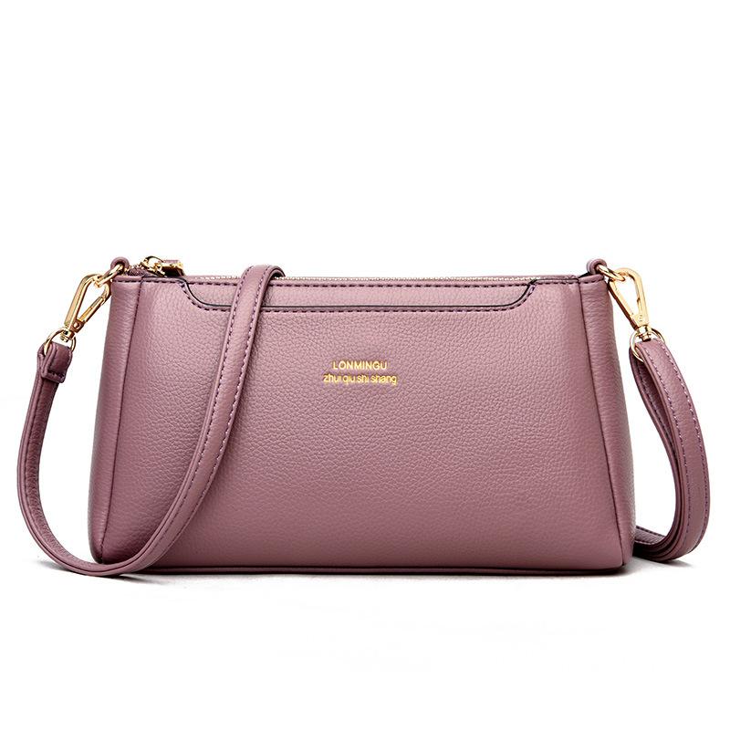 Small Bag Women's 2025 New Korean Version Middle-aged Women's Messenger Bag High-end Sense Versatile Commuter Mother Clutch Bag