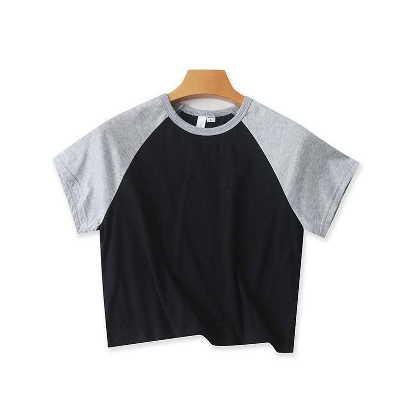 

4414/441 Подбор цвета Летняя новинка Модная футболка Black spell short S