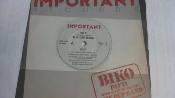 

7inch Record PATTI BOULAYE, GUEST MUSICIANS THE - Biko TAN11 Important Recor 1986 UK Reggae, Ska & Dub Used