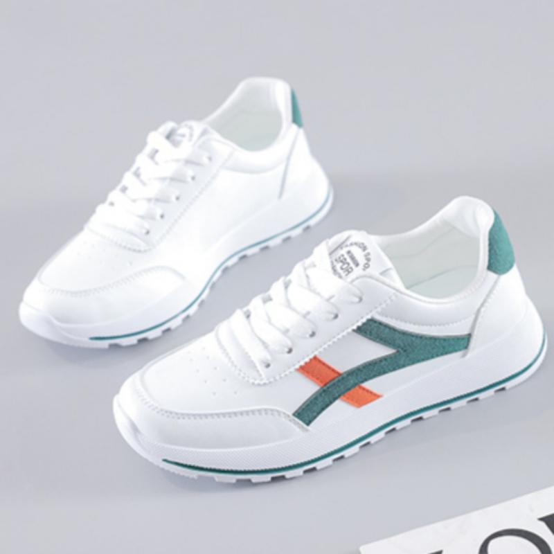 

Обувь Форреста Гампа Корейская версия универсальной спортивной повседневной обуви Мягкая подошва Мягкая поверхность Белая обувь 41 зелёный