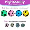 4pcs Cat Toys Balls Soft Plush Cat Soccer Balls Interactive Toy for Indoor Kitten Perfect for Batting & Swatting Cats Playing