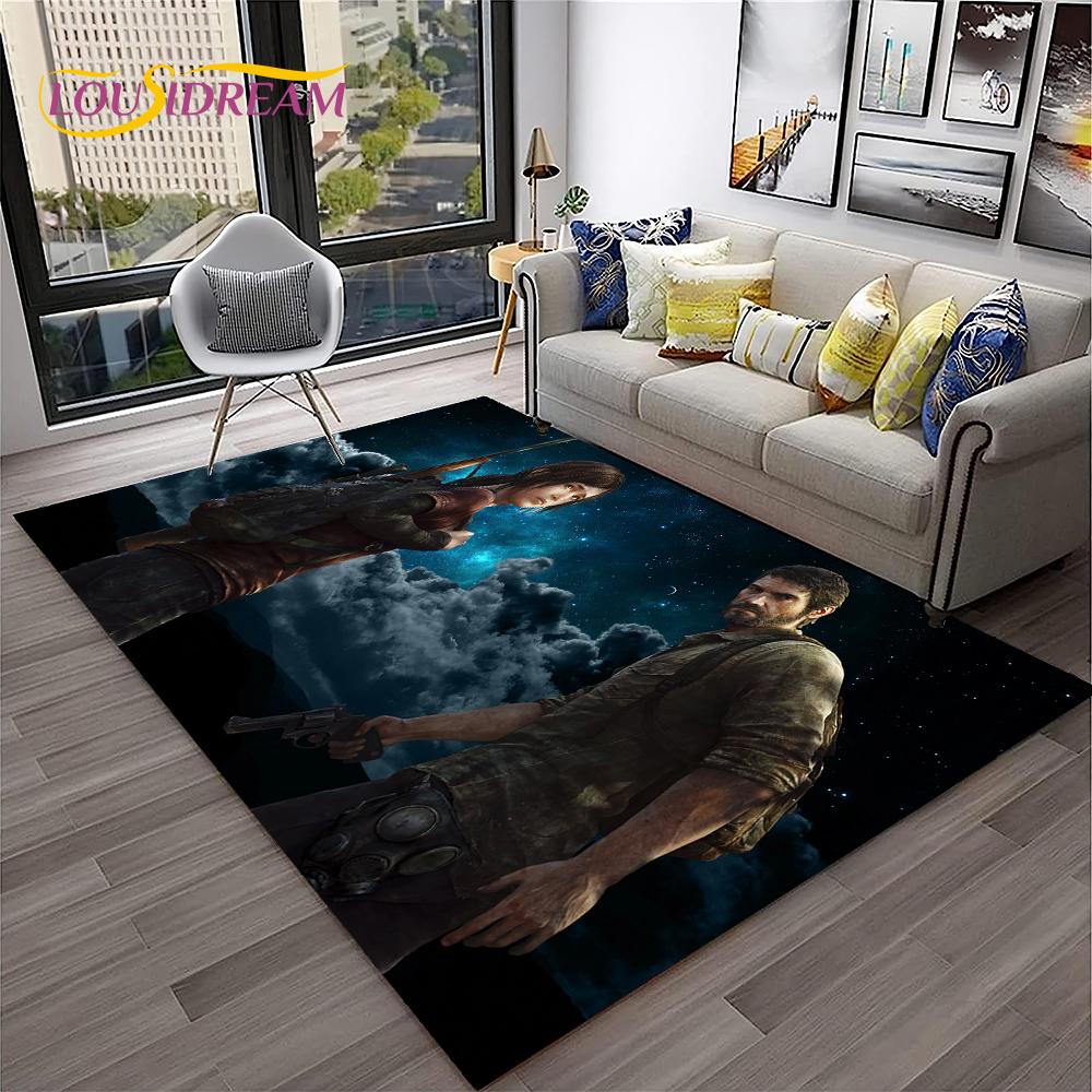 The Last of Us Horrorspiel Pedro TV Teppich Teppich für Zuhause Wohnzimmer Schlafzimmer Sofa Fußmatte Dekor,Kinderbereich Teppich Rutschfeste Bodenmatte