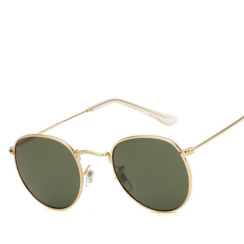 Retro Oval Sunglasses Women/Men Brand Designer Vintage Small Classic Round Outdoor Sun Glasses Uv400