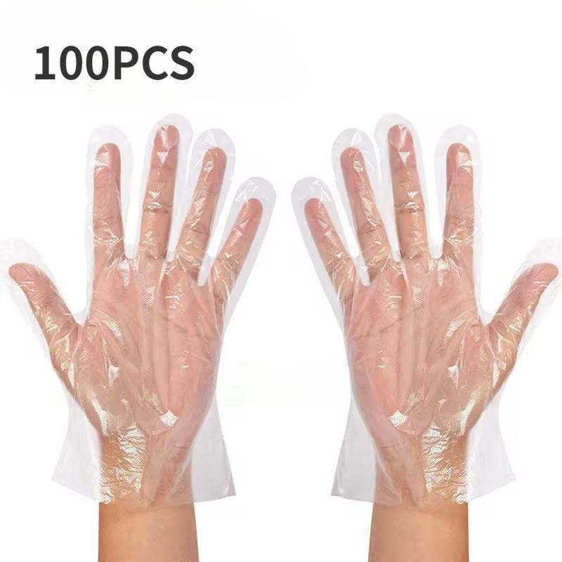 

Одноразовые перчатки Прозрачные пластиковые перчатки Без латекса Бытовая кухня Ресторан Отель Парикмахерская Чистящие принадлежности
