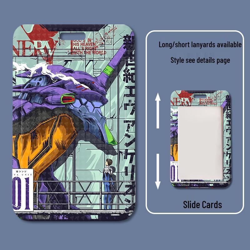 Универсальный держатель для карт EVA Neon Genesis Evangelion: Студент, Еда, Доступ, Автобус, ИД, Кампусные карты