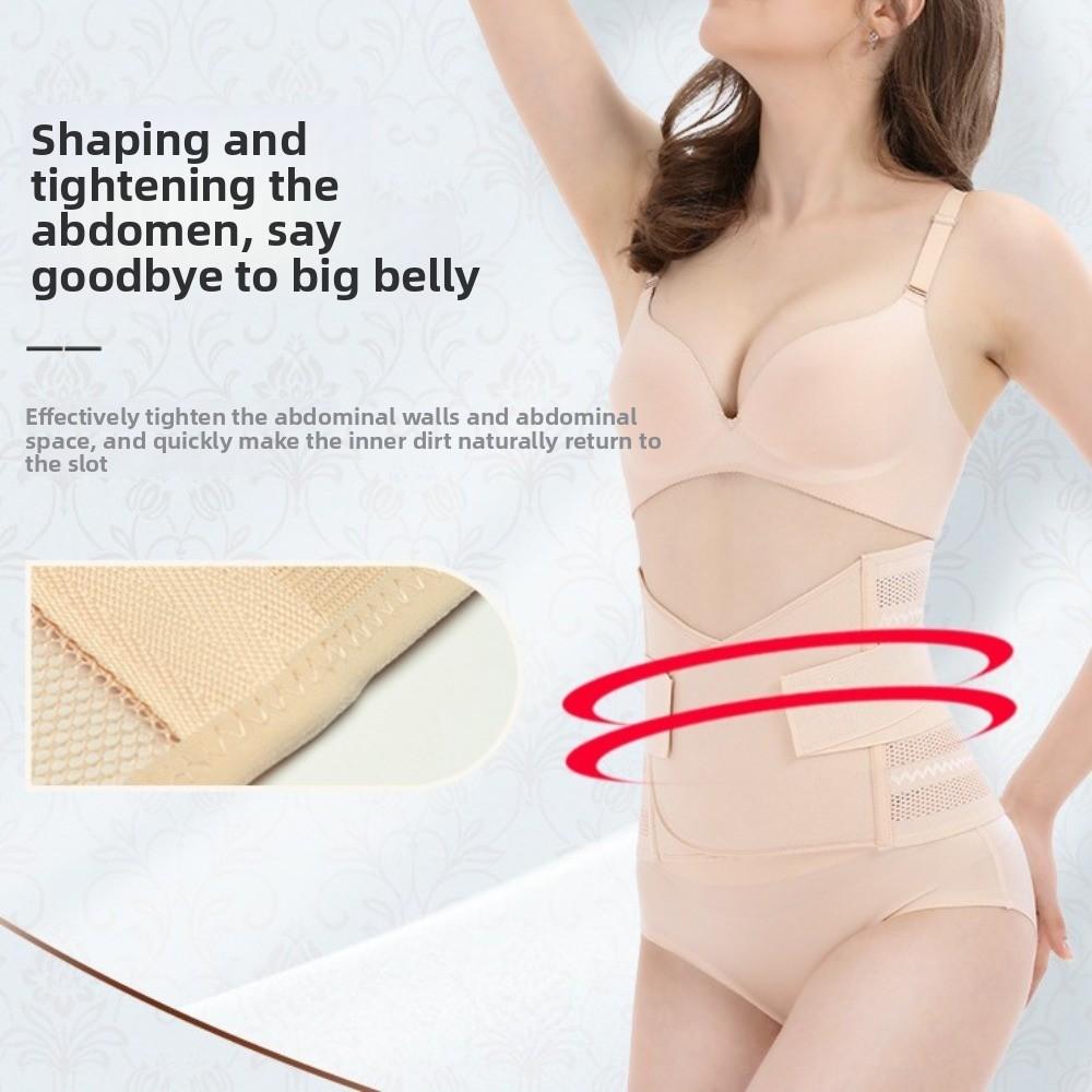 Seamless Postpartum Body Shaper Belt Stickable Women Girdle Belt Fashion Slimming Shapewear  Female