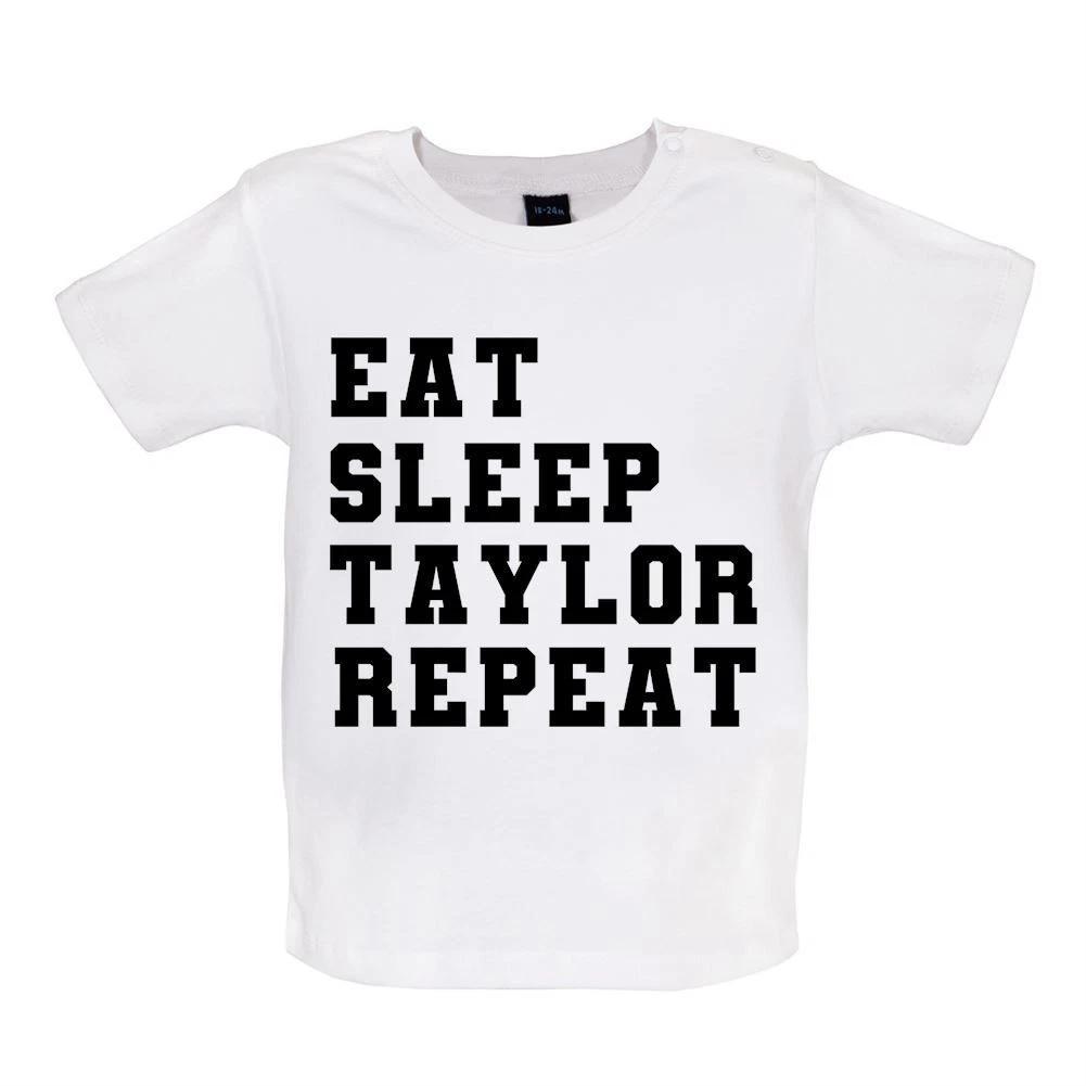

Eat Sleep Tailor Repeat - Baby Kids Boys Girls Unisex T-Shirt / Romper - Tour Music Gig Pop Love 110