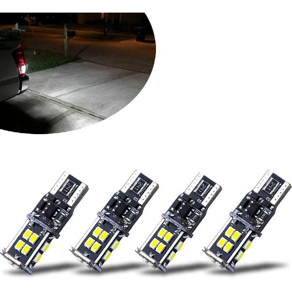 12-24V Extremely Bright 194 912 921 168 175 2825 W5W T10 T15 LED Bulbs Fit for Chevrolet Dodge Ford GMC Honda Nissan Toyota Truck 3rd Brake Lamp