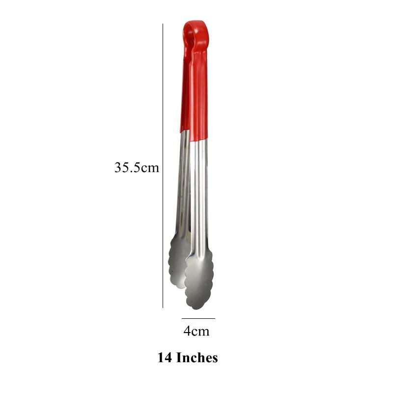 

9/12/14 дюймов из нержавеющей стали, кухонные щипцы для барбекю, ручка с защитой от ожогов, шведский стол, стейк, зажим для барбекю, зажим для хлеба, кухонная утварь