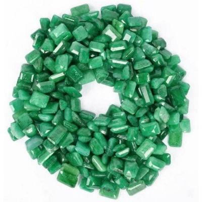 Natural Green Emerald 100 Ct Certified Loose Gemstone Lot Mixed Shapes For Gift