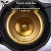 Titanium-Plated Teapot with Tea and Water Separation - Insulated Household Steeping Pot with Premium Handle