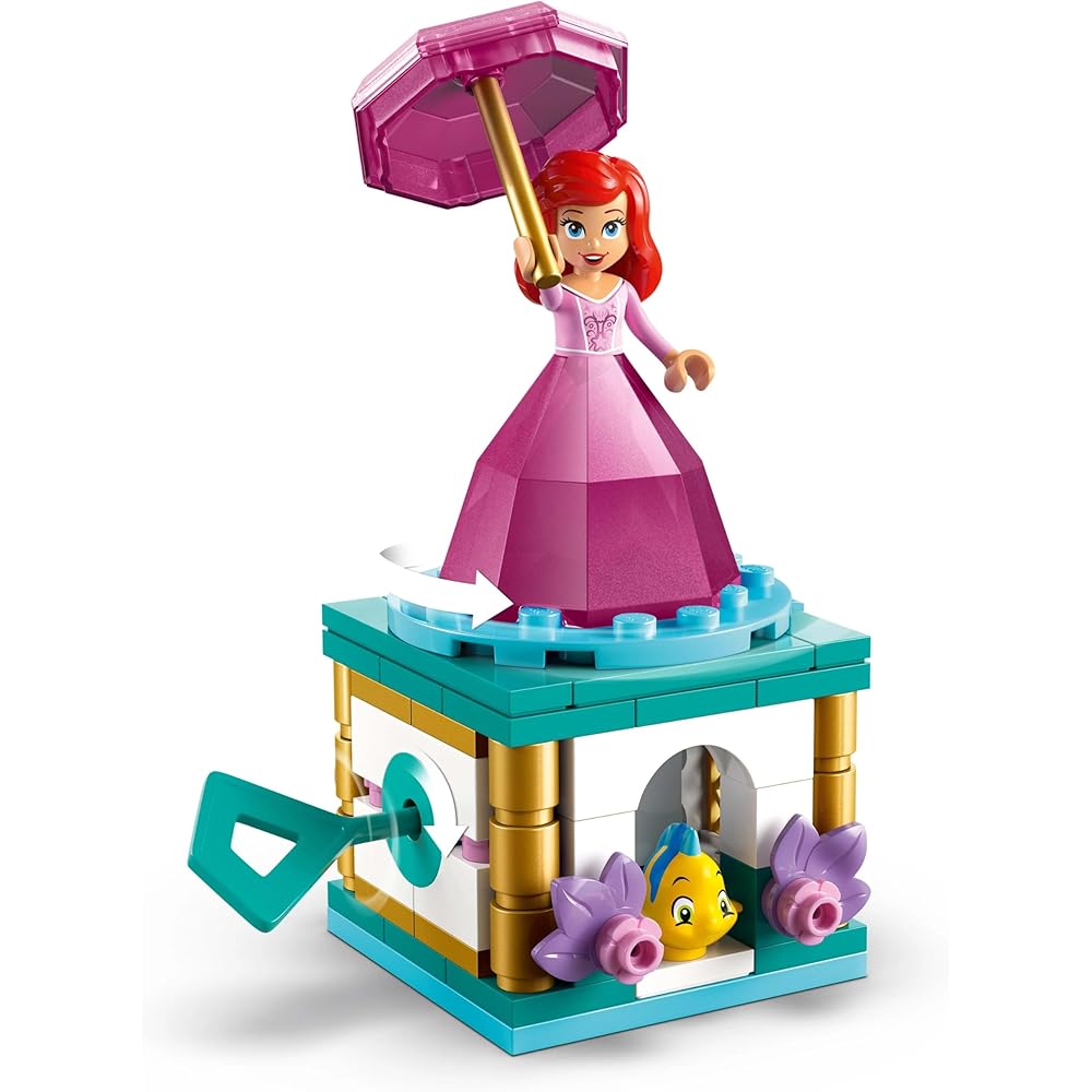 LEGO Disney Princess Ariel Building Toy Set for Kids Ages 5-8 Educational Play Blocks 43259