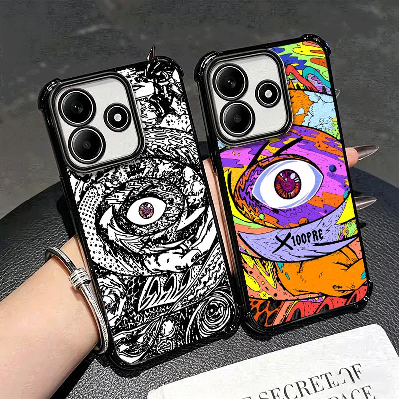 Bad Bunny X100pre Plating Phone Case For Xiaomi Redmi Note 14 15 Pro Plus 13 12 11 11S 11T 10 9S 9 5G Anti-Fall Airabag Cover