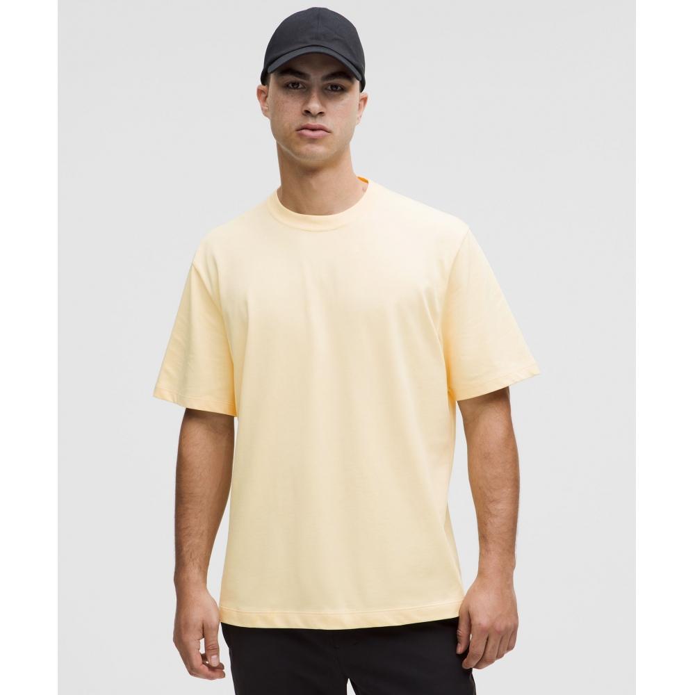 

Lululemon Футболка из тяжелого хлопкового джерси цвета сливочного масла XXL