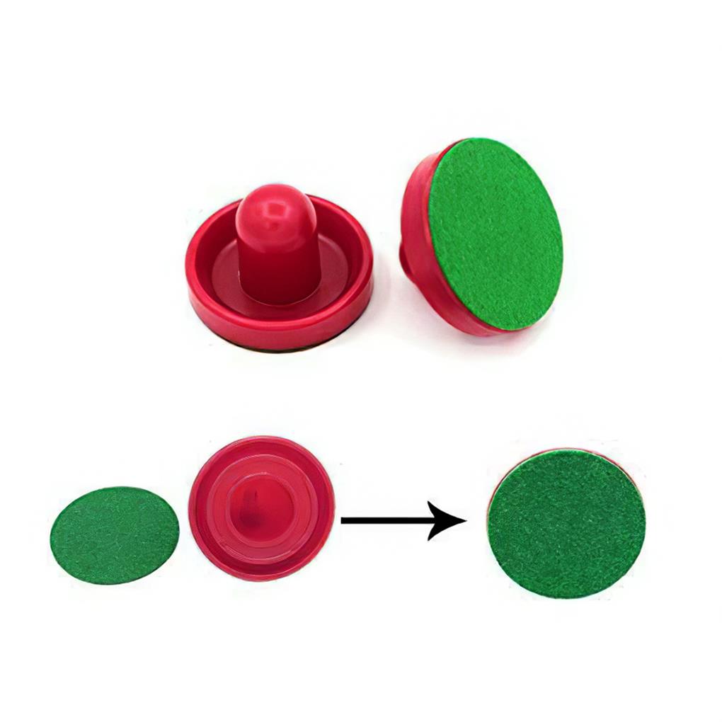10Pcs Air Hockey Pusher Pad Air-Hockey Handle Cushion Smooth Hockey Accessories Lightweight Push Handle Pad Home Parties