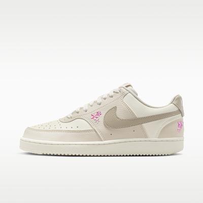 Nike Court Vision Скейтбордические кроссовки Женские Низкие Бежевые 36.5