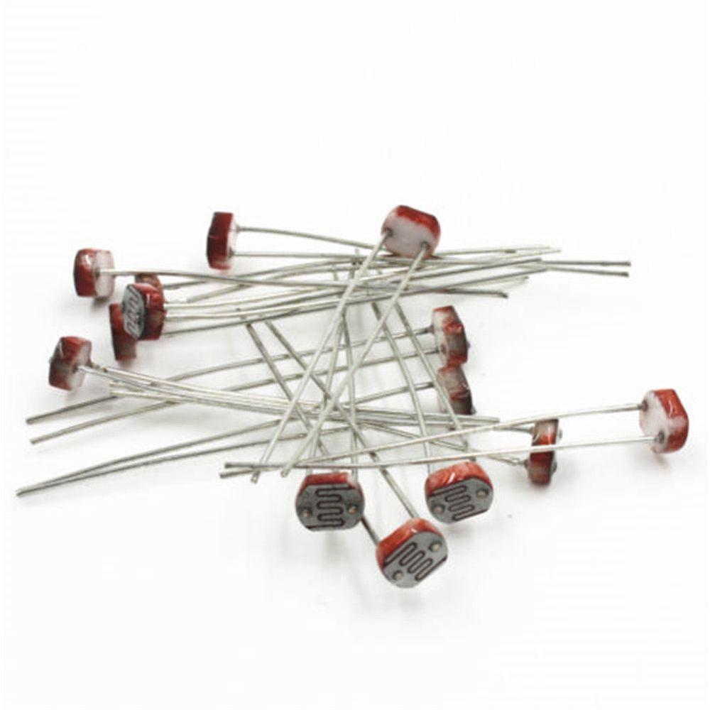 

20/30/50PCS Arduino 5mm LDR CDS Light-Dependent Resistor Photoresistor GL5516 Sensor 20pcs