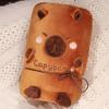 Capybara Flannel Blanket Capybara Plush Casual Warm Roll Blanket Throw Blanket Bedroom Office Bedding Supplies Gift