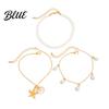 Water-friendly Anklet Beach for Women Starfish Shell Fish Tail Pendant