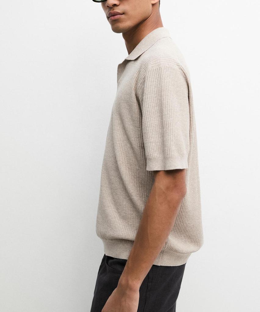 Masimodutti Cotton Knit Polo