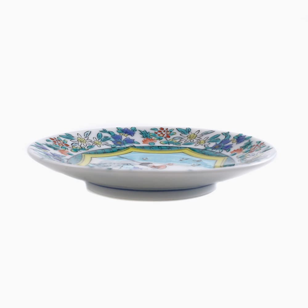 Heidi Kutani Ware Small Made In Traditional Hokuriku Girl of the Small Please Tell Fashionable Plate, Japan, Craft, Heidi, Alps, Plate, Dish, Plate,