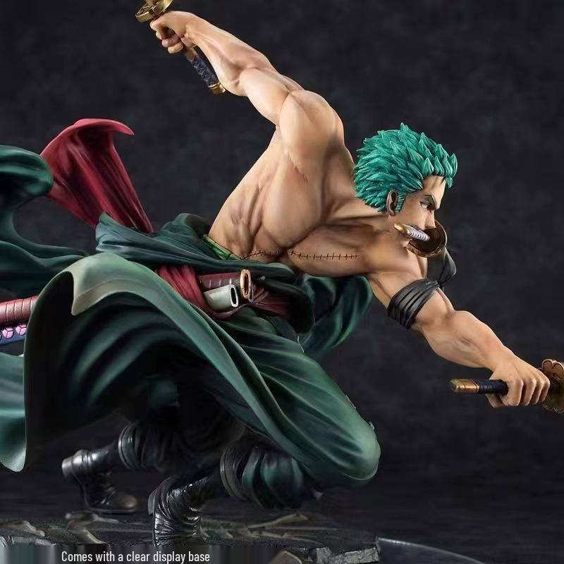One Piece Zoro Three Thousand Worlds Figure: Three-Sword Style Model - Perfect Birthday Gift Ornament