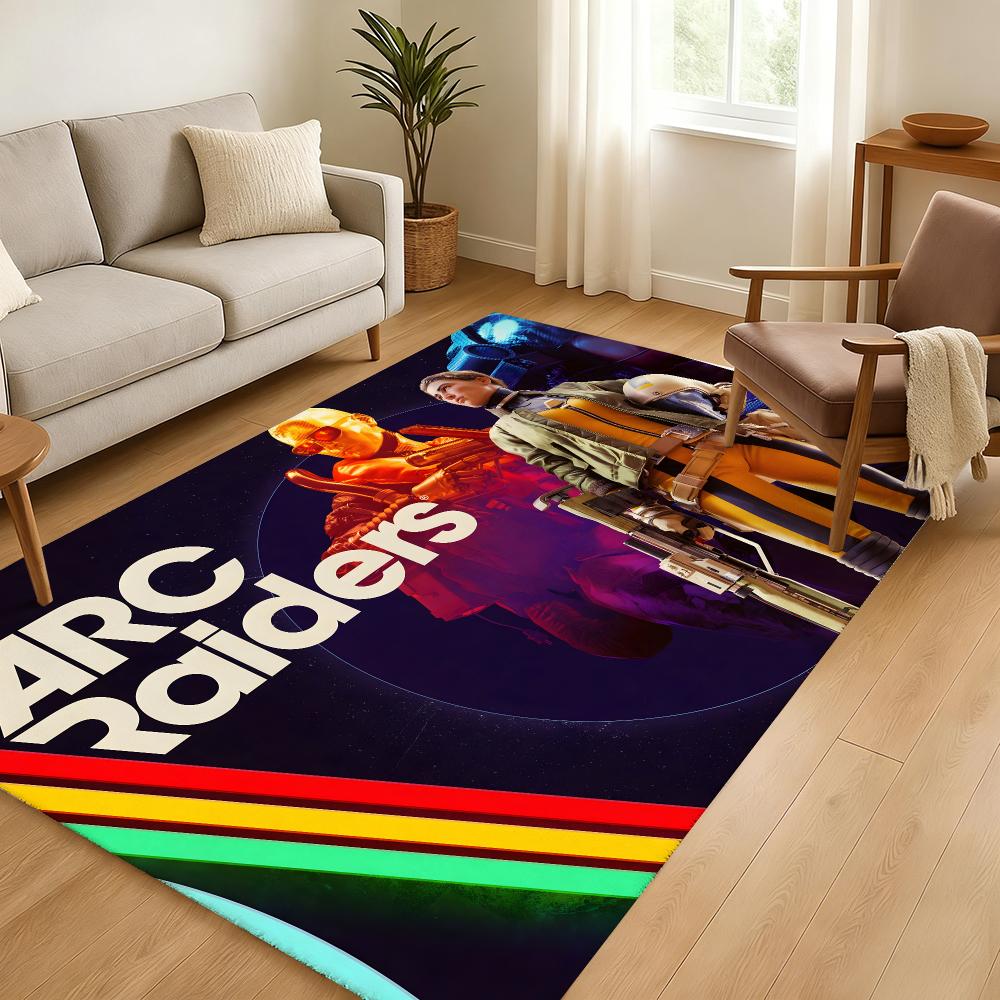 ARC Raiders Floor Mat Soft Thickened Absorbent Non-Slip Bedroom Living Room Door Mat Home Decor Flannel Rugs