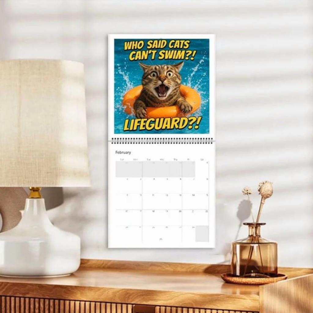 Cute Calendar, 2026 Calendar Wall Calendar, Gift For Family And Friends