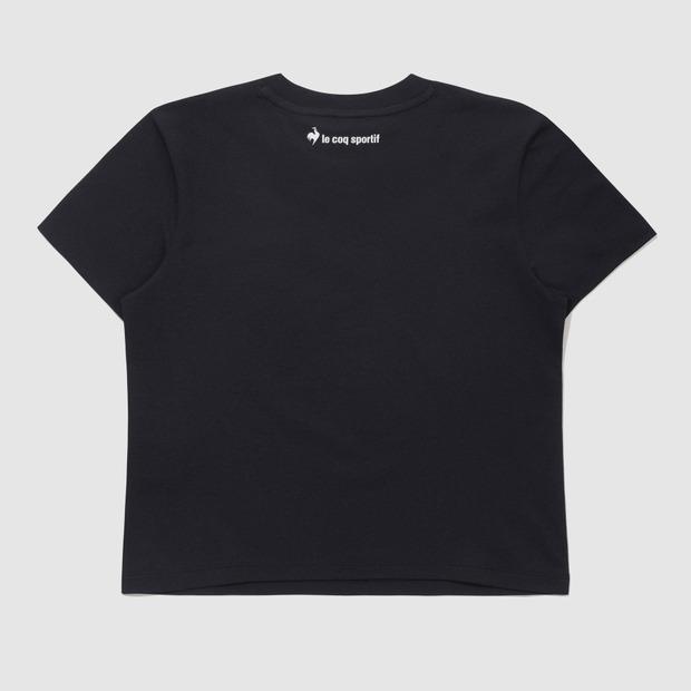 LECOQ X Grocery Stuff Women'S Dualflex Crop Short Sleeve Tee - Black (Qq222Lrs45)