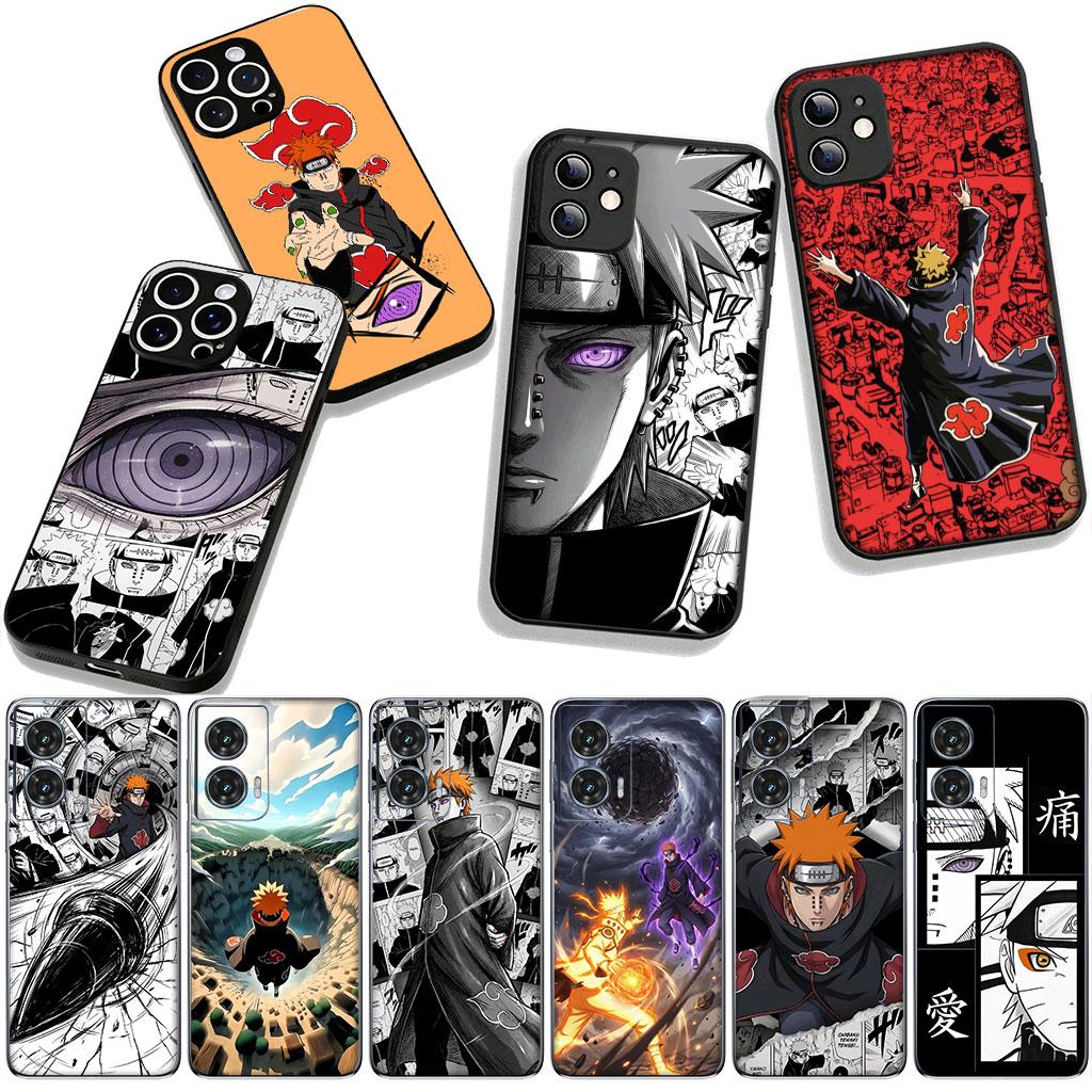 Anime Akatsuki Pain Narutos Phone Cover Case for Apple iPhone 16 15 14 Plus 13 12 Mini 17 Pro Max + ProMax 16E Air 16+ Casing