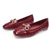 Fashion New Women Flat Shoes 2025 Casual Fashion Slip-on Ballerina Woman Flats Patent Leather Loafers Ladies Spring Autumn Lady Footwear