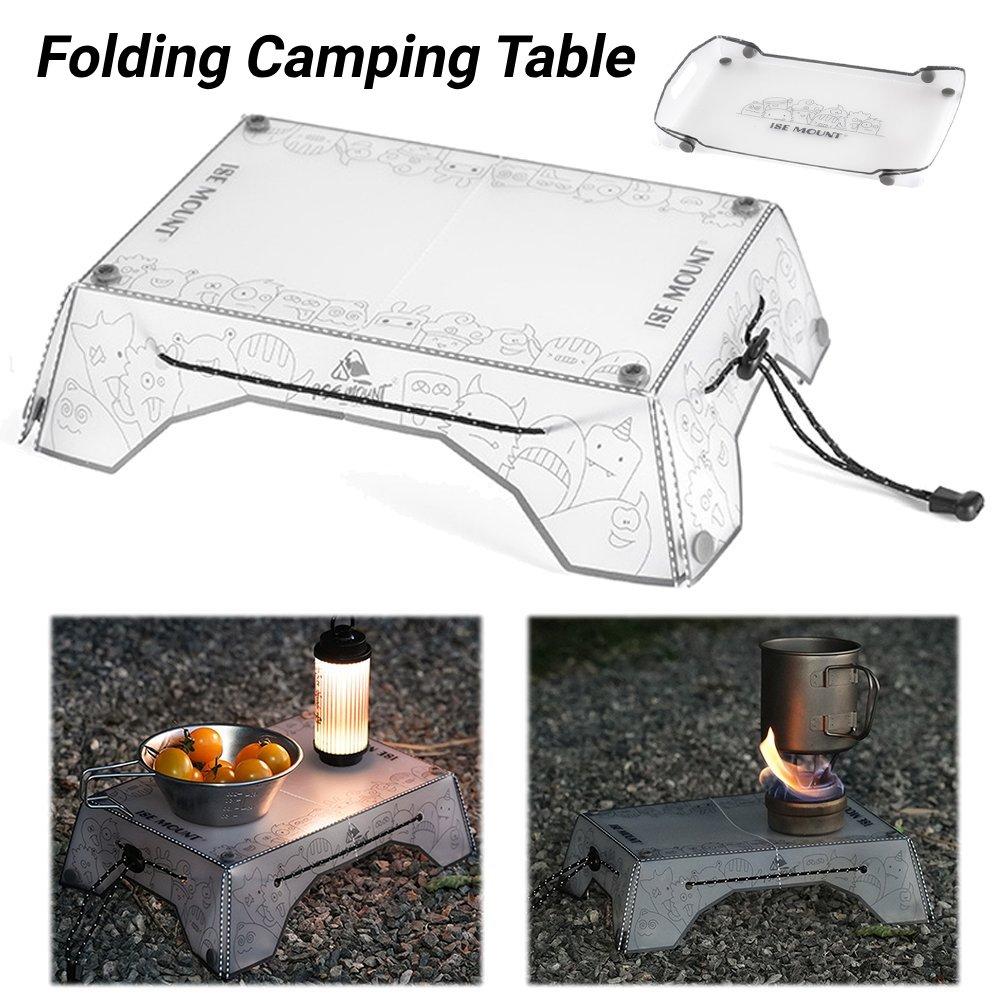 Tavolo pieghevole da esterno in PP, super resistente e leggero, ideale per campeggio, picnic, viaggi e per carichi pesanti.