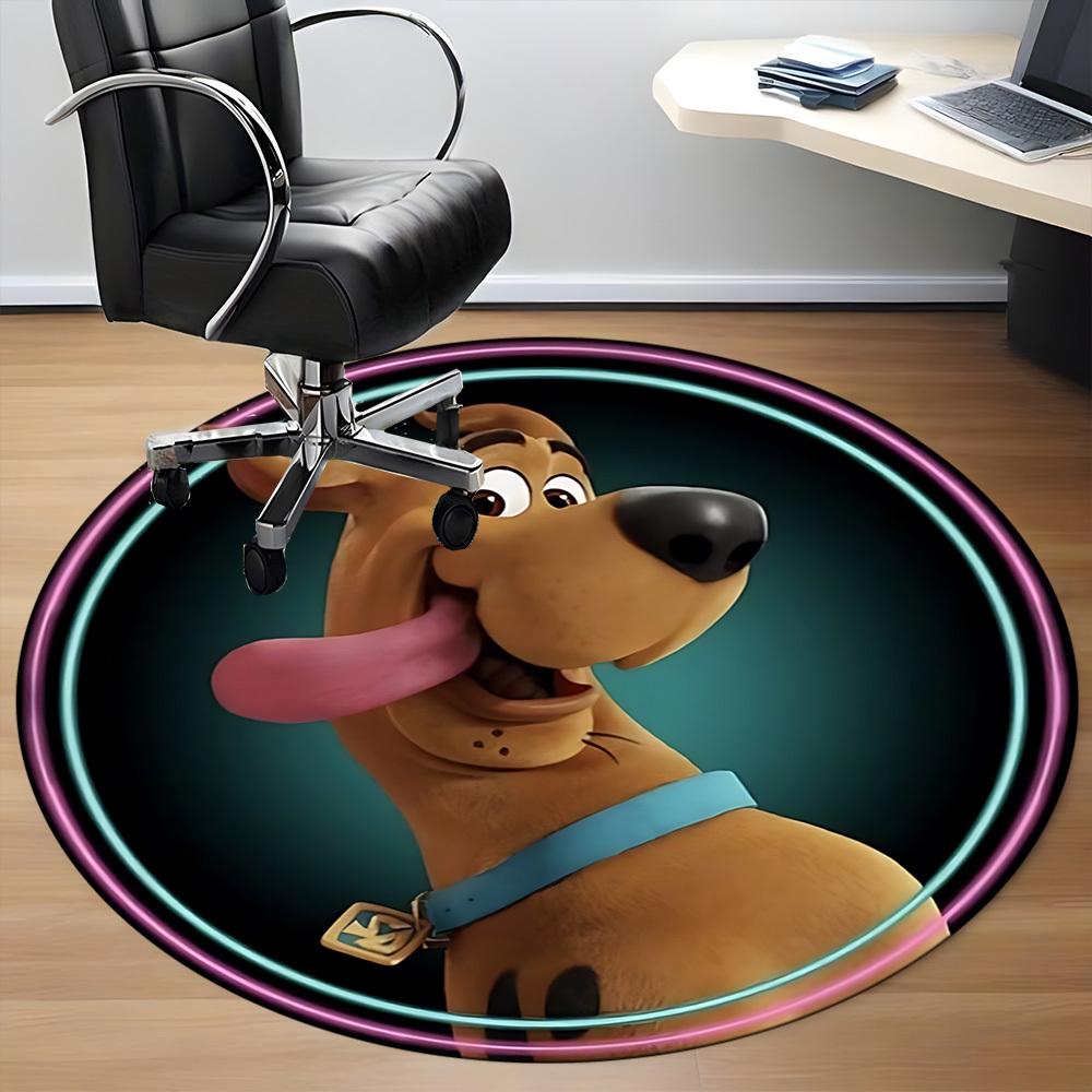 1pc Scooby-Doo Chair Carpet for Office Non-Slip,Machine Washable Rug for Office, Room - Holiday Decor - Machine Made yy251017205