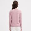 Shop   Women S Wholegarment Solid Long Sleeve Knit Light Brown Bom Wkn260044