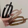 Vintage Hollow Oval Twist Hair Clips for Women Elegant Long Hair Duckbill Clips Bun Hairpins Ornament Fashion Hair Accessories