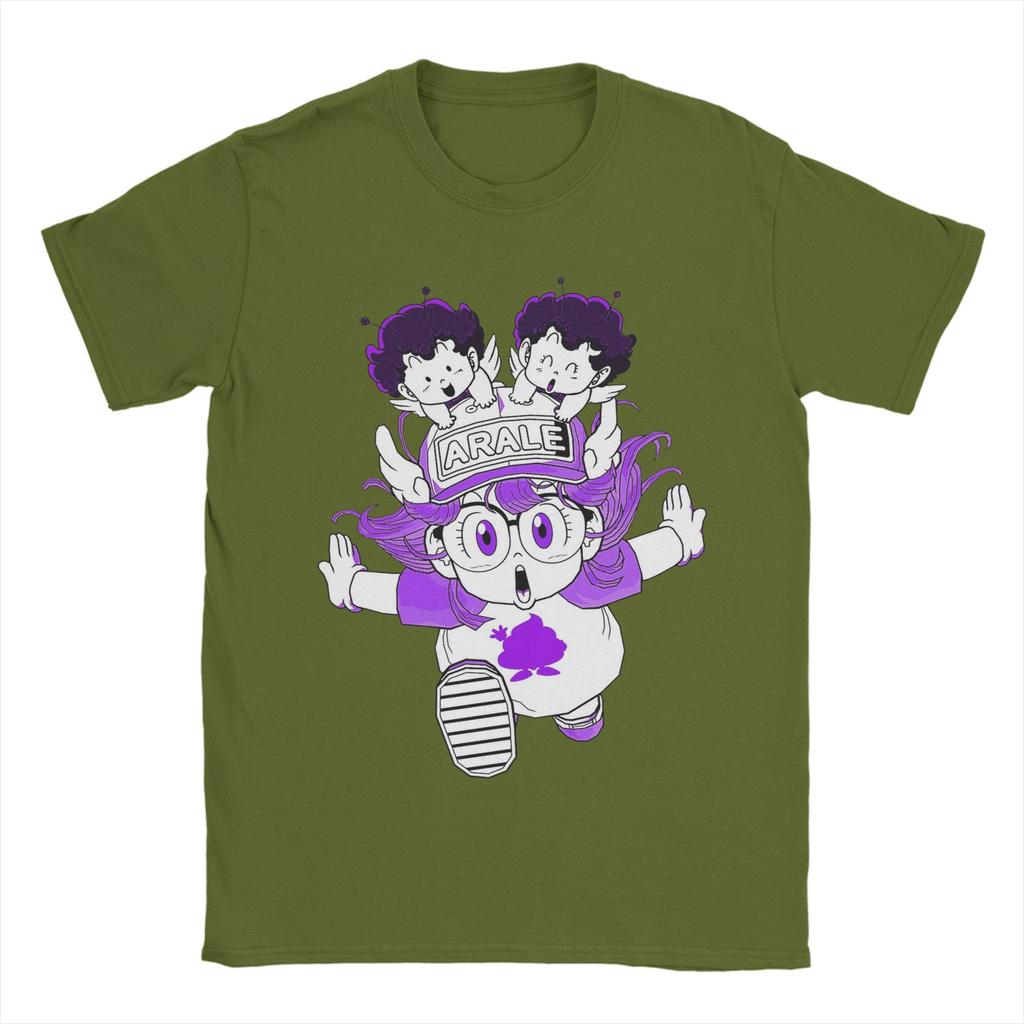 Summer Arale Norimaki  Dr Slump  Fashion TShirts  Cotton Tshirt for Couple Y2K Classic Design Short Sleeve Tops