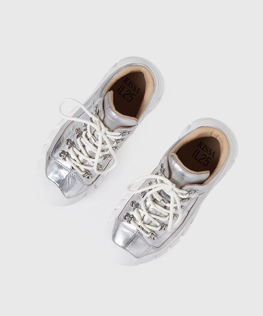 Kissa Lace-Up Leather Sneakers W507006