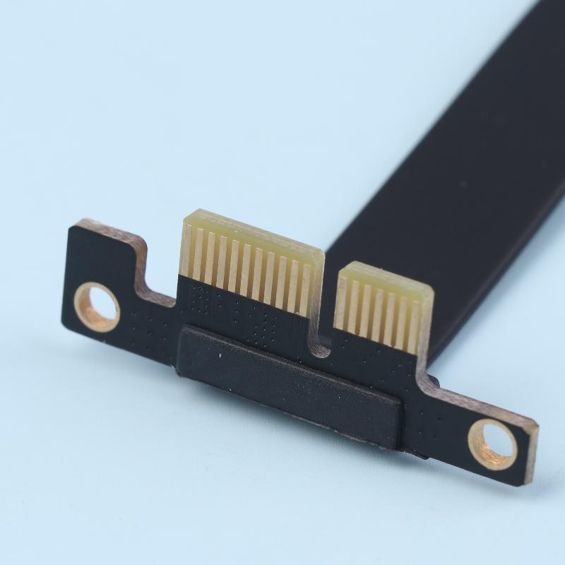 Cavo Riser PCIe 3.0/4.0 X1 Angolo Retto a 90 Gradi Adattatore Cavo di Estensione PCIe Adattatore Scheda Riser PCIe Express Estensore a Nastro