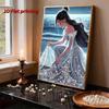 Disney Pearl Painting Seaside Pearl Princess Creative Art 5D Pearl Embroidery Cross Stitch Kit Handmade DIY Home and Room Decor Gift