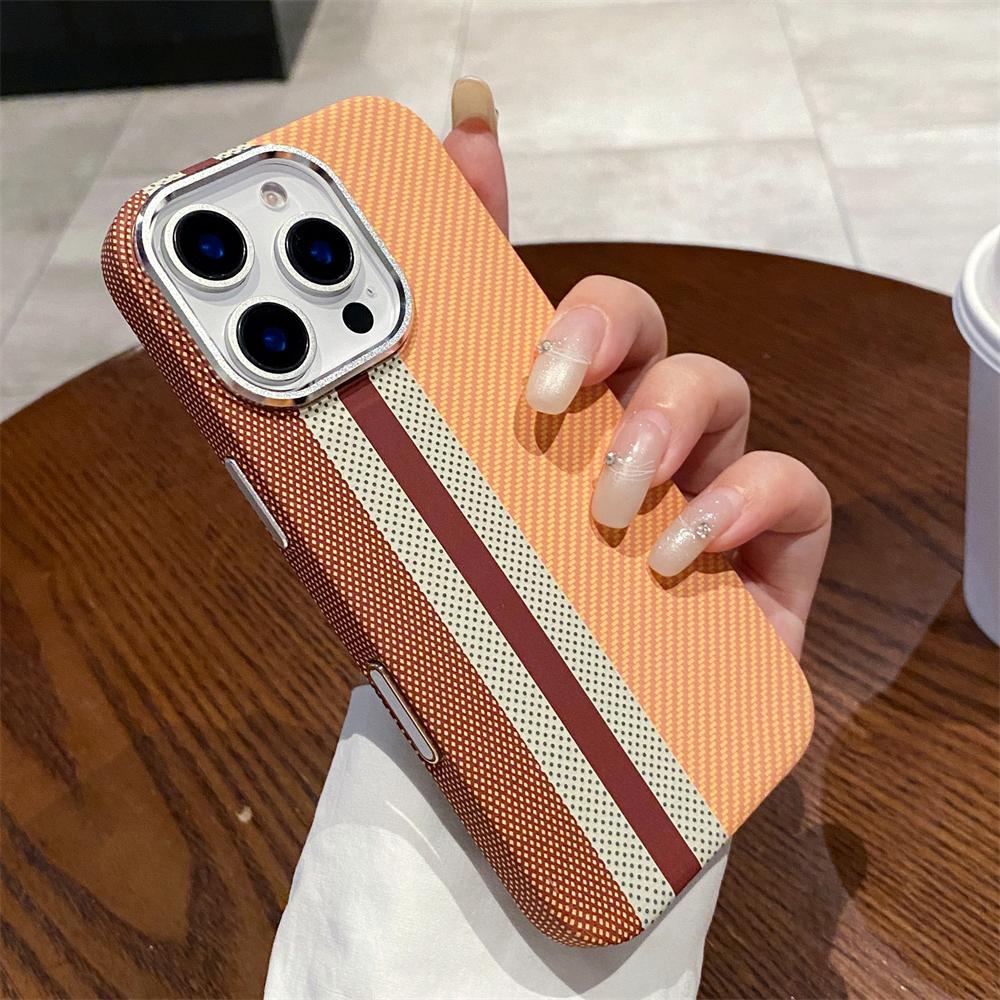 Carbon Fiber Texture For Magsafe Magnetic Case For iPhone 16 Pro Max 16 Plus Wireless Charging Camera Control Button Hard Cover