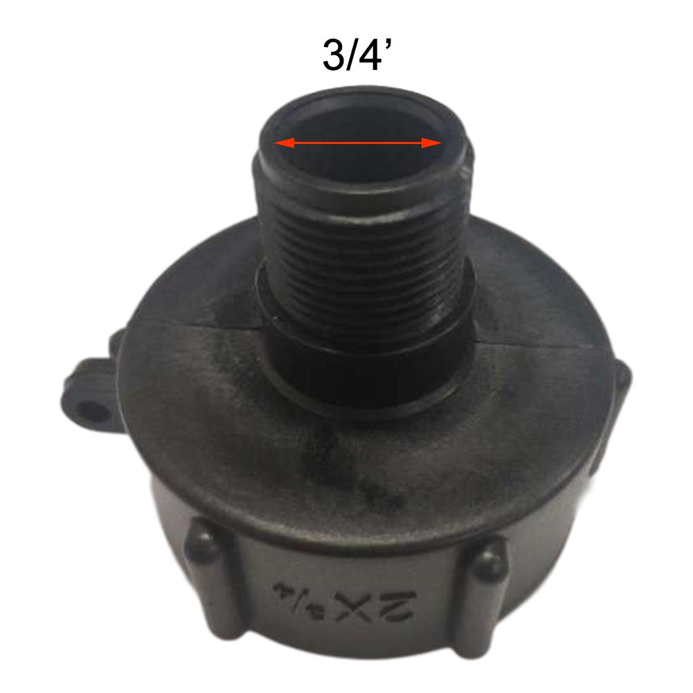 1000 Liters IBC Tank Adapter Plastic IBC Hose Adapter Tote Tank Connector Water Tank Fitting Garden Hose Ton Barrel Accessories