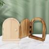 Dustproof Electrical Outlet Cover Wooden Switches Plate Protectors Universals Fit for Home Decoration