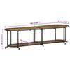 VidaXL TV Stand 160x42x40 Cm Solid Reclaimed Wood, TV Bench, Hi-fi Cabinet, TV Console, TV Sideboard, Multimedia Cabinet, 4013493