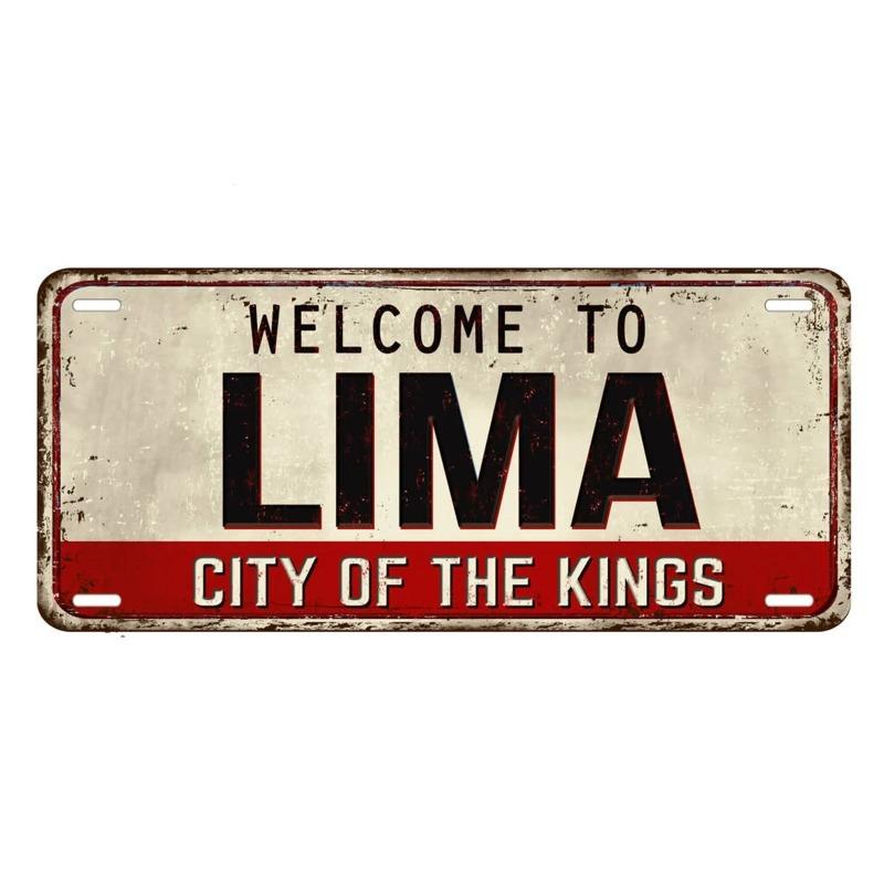 Motorcycle Metal Wall Sign, Garage Bar Decor Plaque 30x15cm