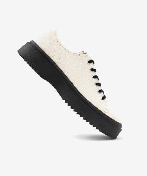 [WETHEROAD] Liquid Square Toe Sneakers Ivory WTRD3600
