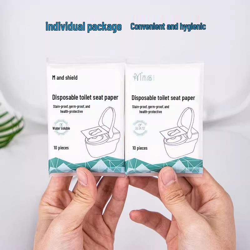 Maternity Travel Disposable Water-Soluble Full Coverage Anti-Dirty Toilet Seat Cover
