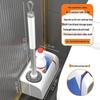 Punch-Free 360° Toilet Brush with Holder - Efficient Bathroom Cleaner